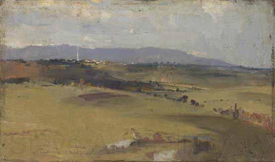 Tom roberts Across the Dandenongs Norge oil painting art